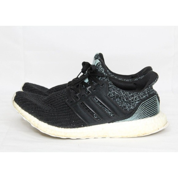 Adidas Ultraboost Parley Blue / Black Men’s Running Shoes Size 9 F36190 - Picture 5 of 8